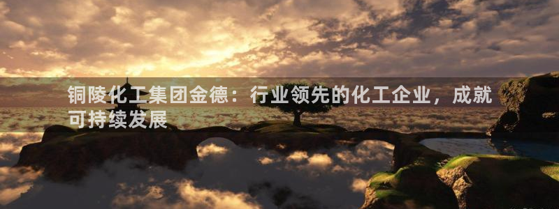 球盟会进不去：铜陵化工集团金德：行业领先的化工企业，成就
可