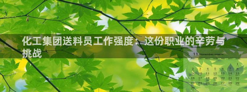 球盟会封号：化工集团送料员工作强度：这份职业的辛劳与
挑战