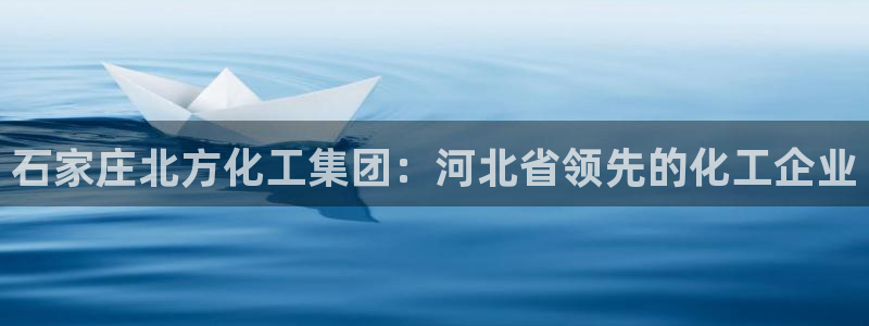 球盟会qmh登录地址：石家庄北方化工集团：河北省领先的化工企