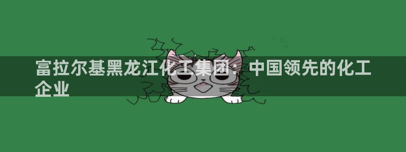 球盟会和中欧合作吗：富拉尔基黑龙江化工集团：中国领先的化工
