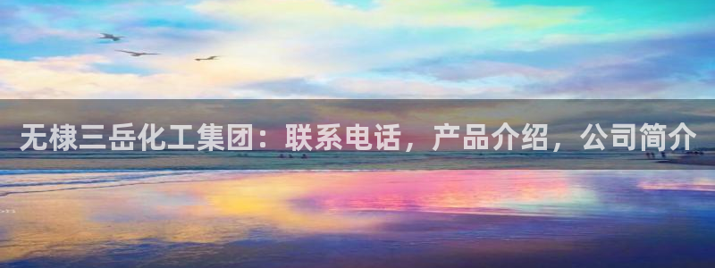 球盟会app网址多少号：无棣三岳化工集团：联系电话，产品介绍