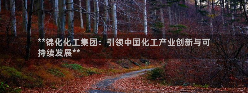 球盟会黑钱：**锦化化工集团：引领中国化工产业创新与可
持续