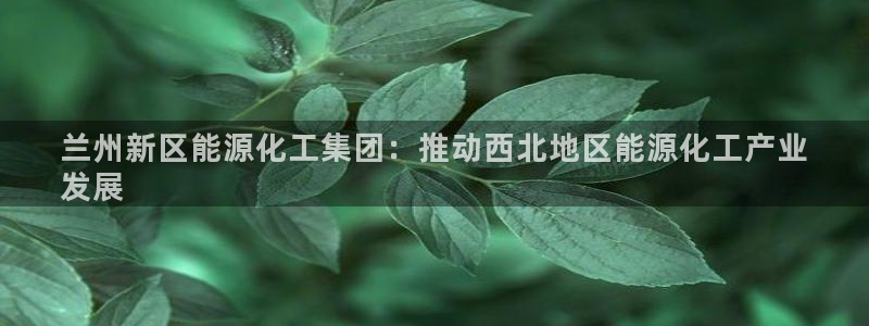 球盟会黑款吗是真的吗：兰州新区能源化工集团：推动西北地区能源