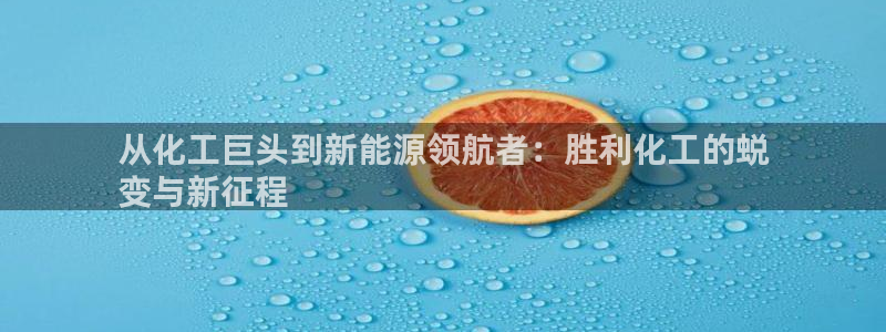 球盟会下款快吗：从化工巨头到新能源领航者：胜利化工的蜕
变与