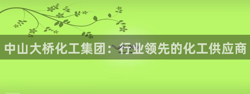 球盟会app最新地址下载安装：中山大桥化工集团：行业领先的化